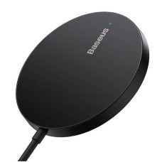 Бездротовий зарядний пристрій Baseus Simple Mini3 Magnetic Wireless Charger 15W Black CCJJ040001