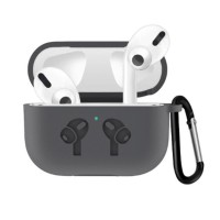 Чохол Airpods Pro 2 силіконовий LOGO 2в1(+ карабін) тех.пак Pabble