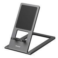 Підставка Baseus Foldable Metal Desktop Holder для телефонів та планшетів Gray (LUKP000013)