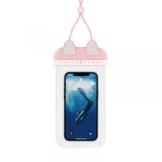 Чохол водонепроникний Wiwu Kitty до 7.0" pink