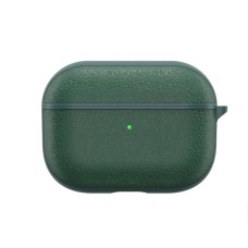 Чохол для AirPods 3 Wiwu Calfskin Genuine Leather green