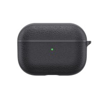 Чохол для AirPods 3 Wiwu Calfskin Genuine Leather black