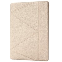 Чохол Logfer Origami Leather Embossing Case для iPad 10.9 (10 generation) Gold