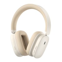 Бездротові Bluetooth навушники Baseus Bowie H1 Noise-Cancelling Wireless Headphones White (NGTW230002)