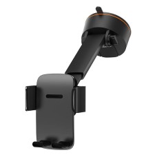 Автомобільний тримач Baseus Easy Control Clamp Car Mount Holder Pro (Suction Cup Version) Black SUYK020001