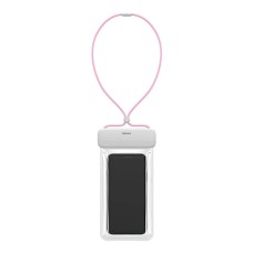 Чехол водонепроникний Baseus Let s go Slip Cover Waterproof Bag White+Pink (ACFSD-D24)