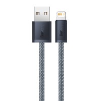 USB кабель Baseus Dynamic Series Fast Charging Data Cable USB to iP 2.4A 2m Slate Gray (CALD000516)