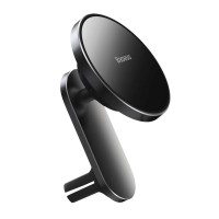 Автомобільний тримач із бездротовою зарядкою Baseus Big Energy Car Mount Ws Charger Black WXJN-01