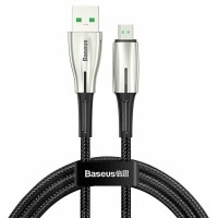 Кабель USB Baseus Waterdrop Micro USB Cable (4A) (0.5m) Black (CAMRD-A01)