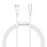 Кабель Baseus Superior Series Fast Charging USB to Type-C 100W 0.25m Moon White P10320102214-00