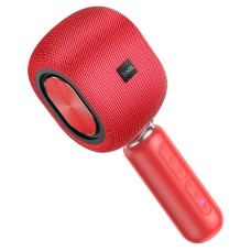 Портативна колонка-мікрофон HOCO BK8 Cool Hi K song microphone BT 5.0 Red