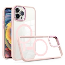 Чохол Color Clear Case with MagSafe iPhone 13 Pink