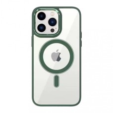 Чохол Color Clear Case with MagSafe iPhone 15 Plus Alpine Green