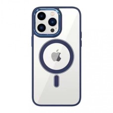 Чохол Color Clear Case with MagSafe iPhone 15 Plus Navy Blue