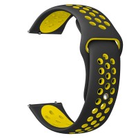 Ремінець універсальний Sport Nike 20mm Black / Yellow