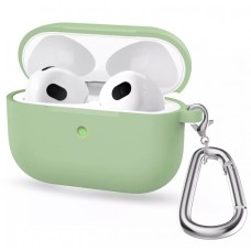 Чохол Airpods Pro 2 Case (Simple with carabine) Mint Green