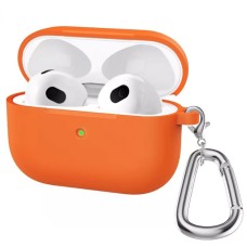 Чохол Airpods Pro 2 Case (Simple with carabine) Orange