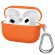Чохол Airpods Pro 2 Case (Simple with carabine) Orange