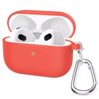 Чохол Airpods Pro 2 Case (Simple with carabine) Red