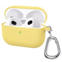 Чохол Airpods Pro 2 Case (Simple with carabine) Yellow