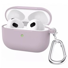 Чохол Airpods Pro 2 Case (Simple with carabine) Purple
