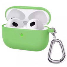 Чохол Airpods Pro 2 Case (Simple with carabine) Green