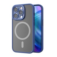 Чохол накладка Rock Guard Touch series matte Full MagSafe iPhone 14 Pro Max Blue