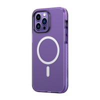 Чохол - накладка Rock Double-layer Armor Shield MagSafe Magnetic iPhone 14 Pro purple