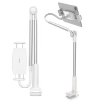 Тримач настільний Baseus Otaku life rotary adjustment lazy Pro (для phone/ipad) Silver LUZQ000012