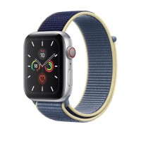 Ремінець для Apple Watch 38mm/40mm/41mm Nylon Sport Loop Alaskan Blue