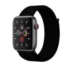 Ремінець для Apple Watch 38mm/40mm/41mm Nylon Sport Loop Black