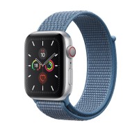 Ремінець для Apple Watch 38mm/40mm/41mm Nylon Sport Loop Cape Cod Blue