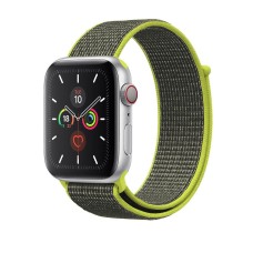 Ремінець для Apple Watch 38mm/40mm/41mm Nylon Sport Loop Flash Olive