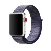 Ремінець для Apple Watch 38mm/40mm/41mm Nylon Sport Loop Indigo purple