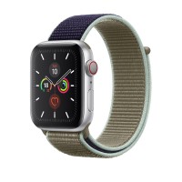 Ремінець для Apple Watch 38mm/40mm/41mm Nylon Sport Loop Khaki