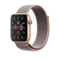 Ремінець для Apple Watch 38mm/40mm/41mm Nylon Sport Loop Pink Sand