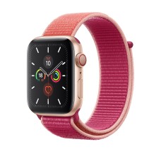 Ремінець для Apple Watch 38mm/40mm/41mm Nylon Sport Loop Pomegranate
