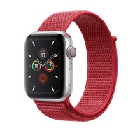 Ремінець для Apple Watch 38mm/40mm/41mm Nylon Sport Loop Red