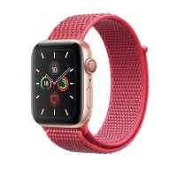 Ремінець для Apple Watch 38mm/40mm/41mm Nylon Sport Loop Hibiscus