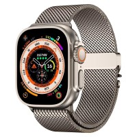 Ремінець Titanium Milanese Loop для ремінця Apple Watch 38mm / 40mm / 41mm Natural Titanium