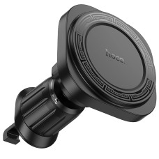 Автомобільний тримач Hoco H28 Rainbow ring magnetic car holder (air outlet) Black
