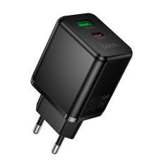 Мережевий зарядний пристрій HOCO C157A Smart PD multi-protocol charger 30W Black