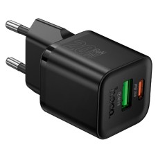 Мережевий зарядний пристрій HOCO N65 Ingenious PD charger 20W Black