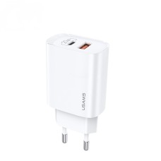 Мережевий зарядний пристрій USAMS T35 US-CC121 Fast charger 20W White