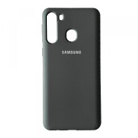 Чохол Silicone Case Full для Samsung A21 (A215) Dark Olive