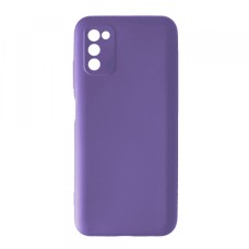 Чохол Silicone Case Camera (no logo) Samsung A03S (A037) lilac