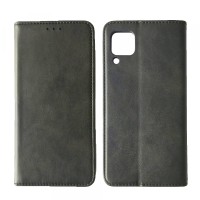 Чохол книжка Black TPU Magnet для Samsung A12 (A125) Gray