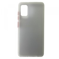Чохол Накладка Gingle Matte Case Samsung A41 (A415) white/red