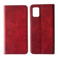 Чохол книжка Black TPU Magnet для Samsung A51 (A515) Red