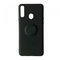 Силікон iFace №2 кільце+магніт Samsusung A20/A30 (A205/A305) Black